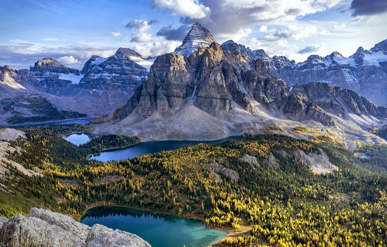 Фото обои Канада, Canada, Гора Ассинибойн, Provincial Park, Mount Assiniboine, провинциальный парк, East Kootenay, Восточный Кутеней