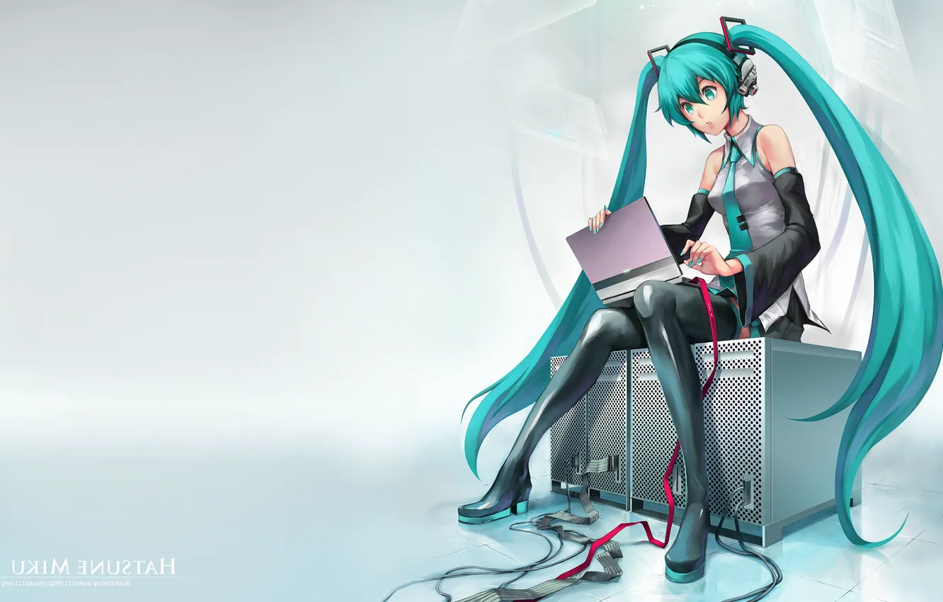 Фото обои vocaloid, hatsune miku, вокалоид