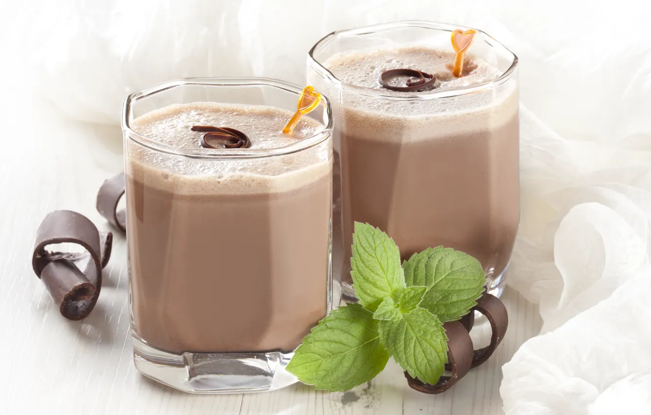 Фото обои шоколад, молоко, чашки, chocolate, какао, drink, cocoa, milk