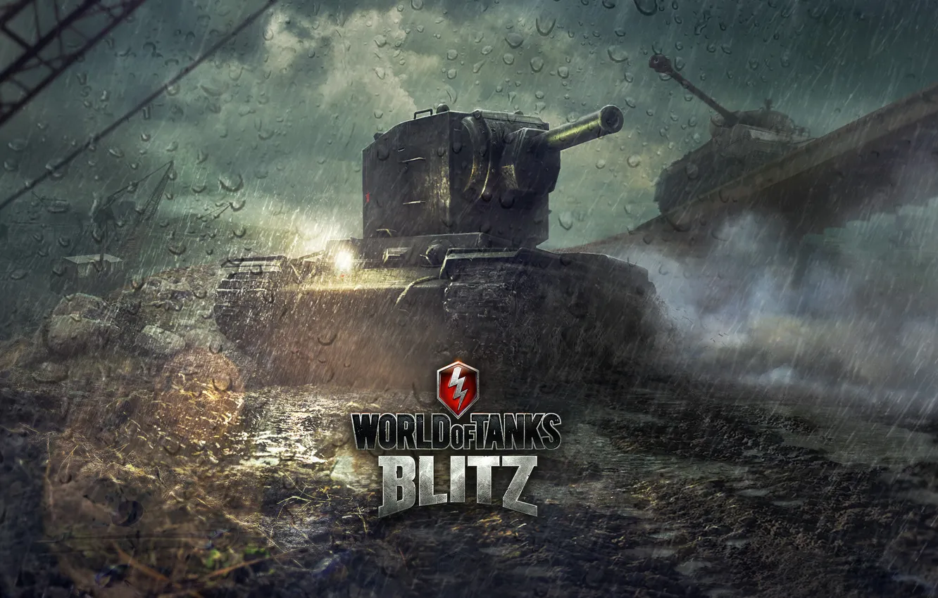 Фото обои КВ-2, World of Tanks, Мир Танков, Wargaming Net, WoTB, Blitz, WoT: Blitz, World of Tanks: …