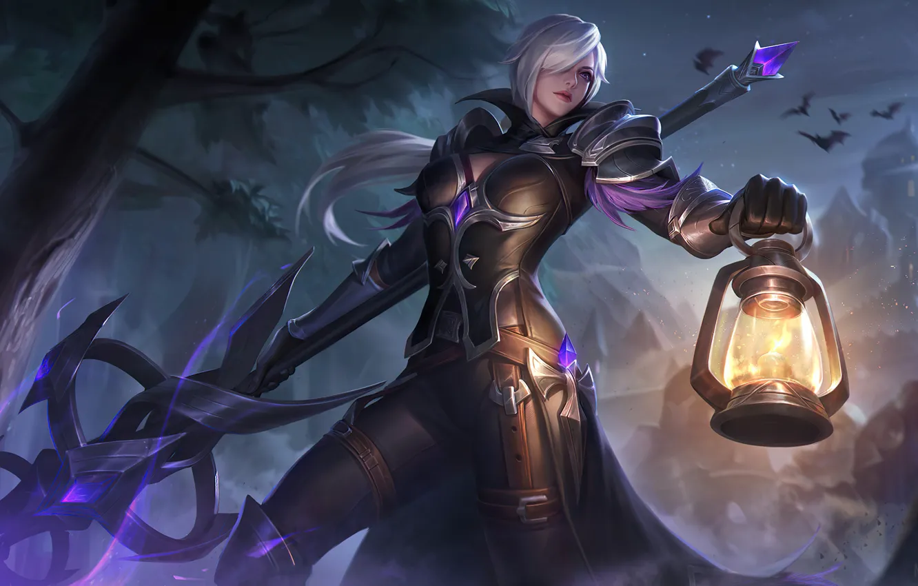 Фото обои MOBA, Mobile Legends, Mobile Legends Bang Bang, Silvanna, Silvanna Midnight Justice