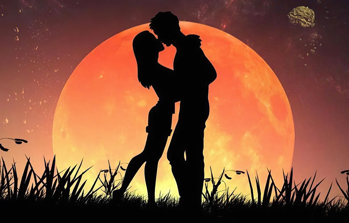 Фото обои Love, Art, Situation