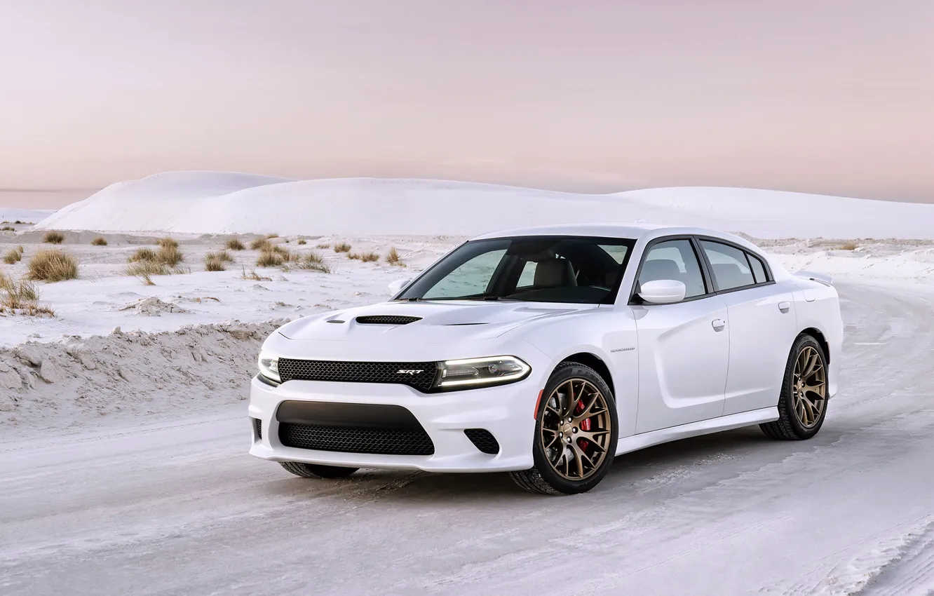 Фото обои Dodge, Charger, Hellcat, SRT, 2015