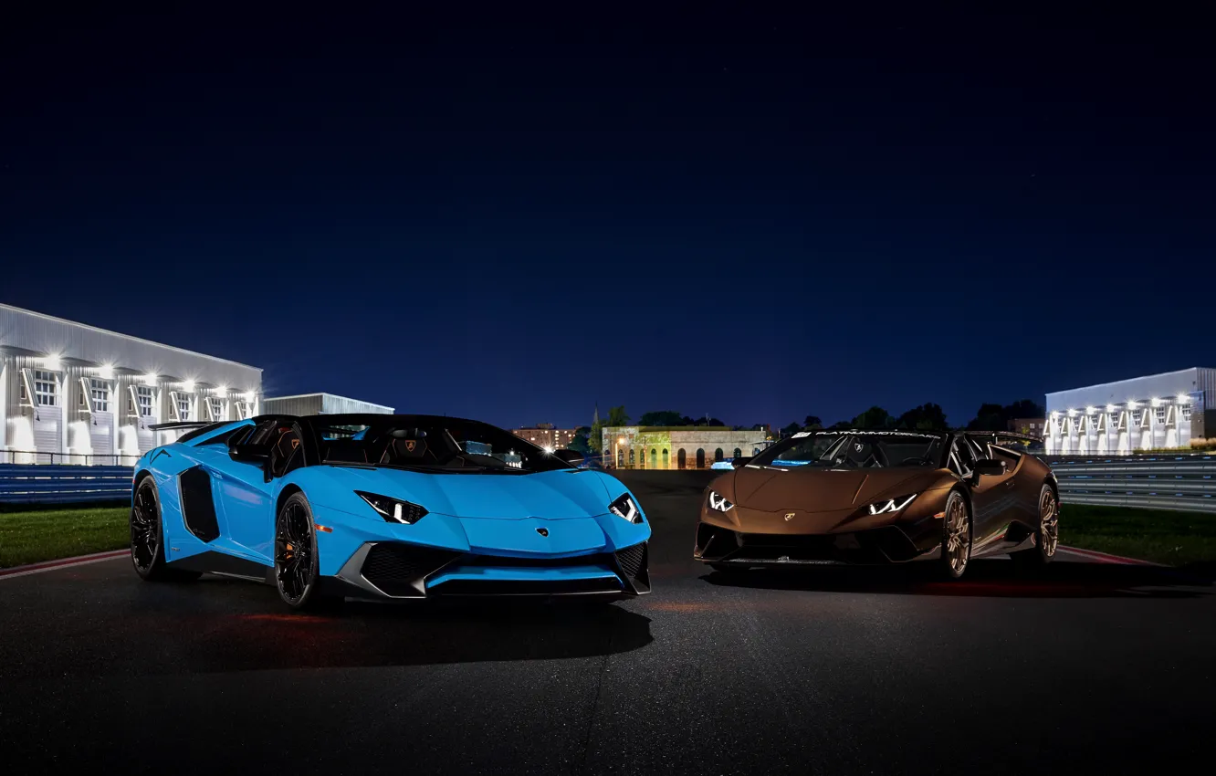 Фото обои Roadster, Lamborghini, Spyder, суперкары, Aventador, Performante, Huracan, Aventador SV