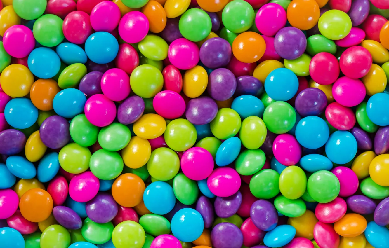 Фото обои шарики, фон, colorful, конфеты, balls, background, sweet, драже