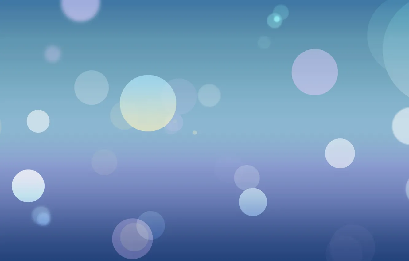 Фото обои круги, блики, обои, apple, градиент, wallpaper, iphone, glare