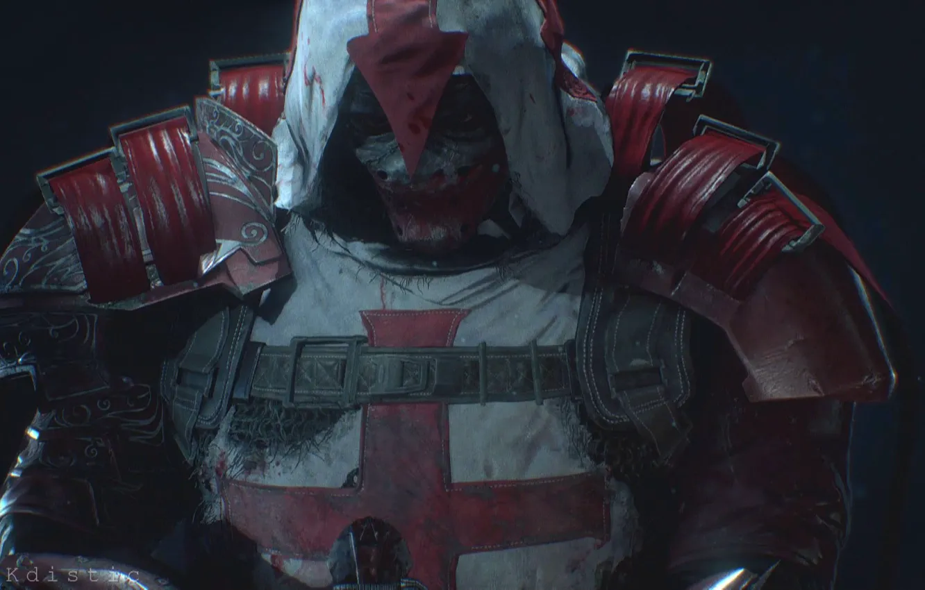 Фото обои рыцарь, Batman Arkham Knight, Azrael