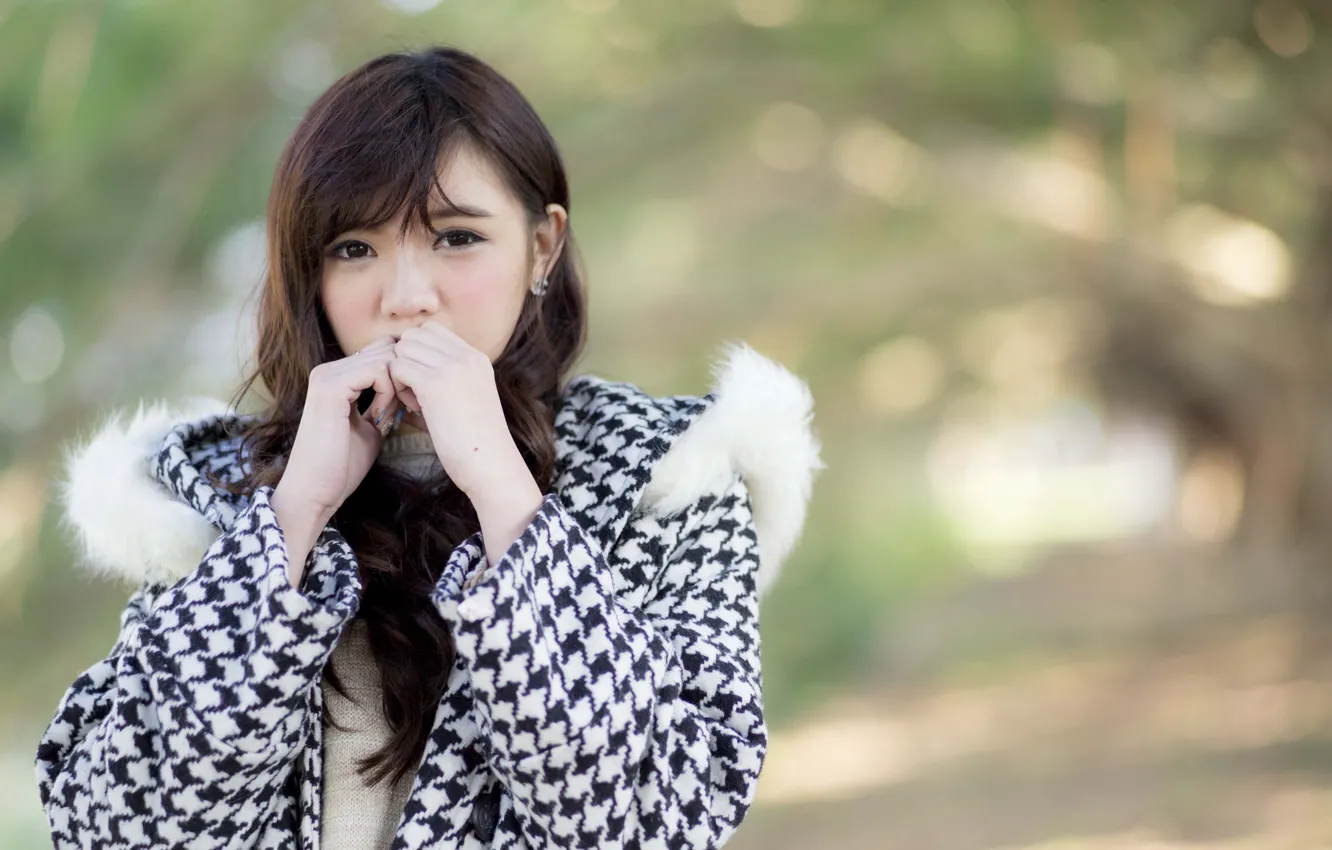 Фото обои mood, women, face, asian, portrait