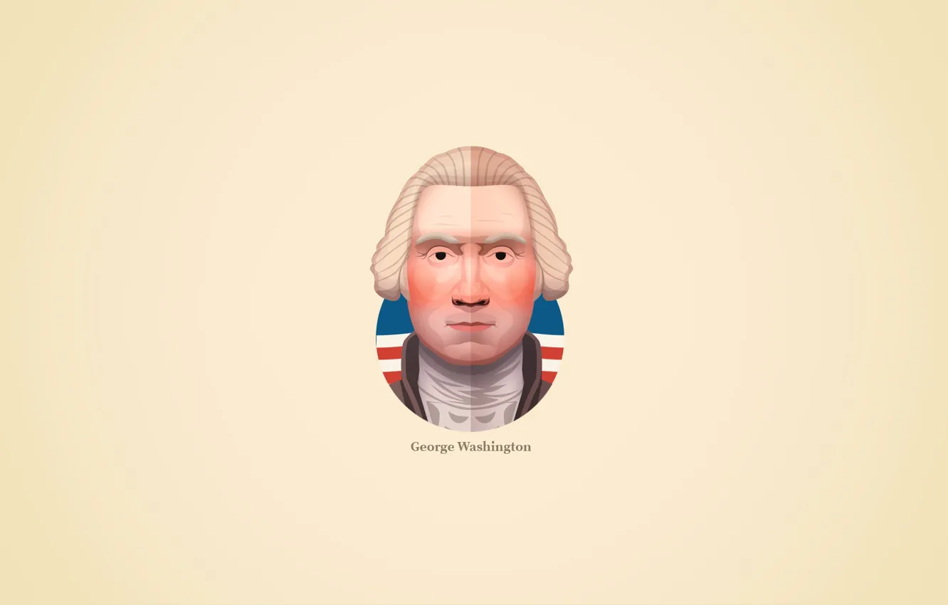 Фото обои США, Америка, George Washington, Джордж Вашингтон, главнокомандующий Континентальной армии, отец-основатель США, американский государственный деятель, 1-й …