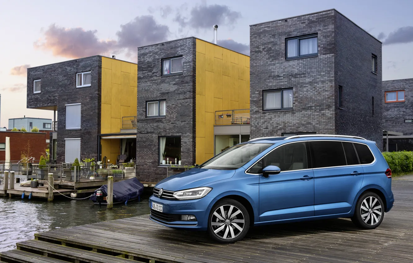 Фото обои Volkswagen, фольксваген, 2015, Touran, туран