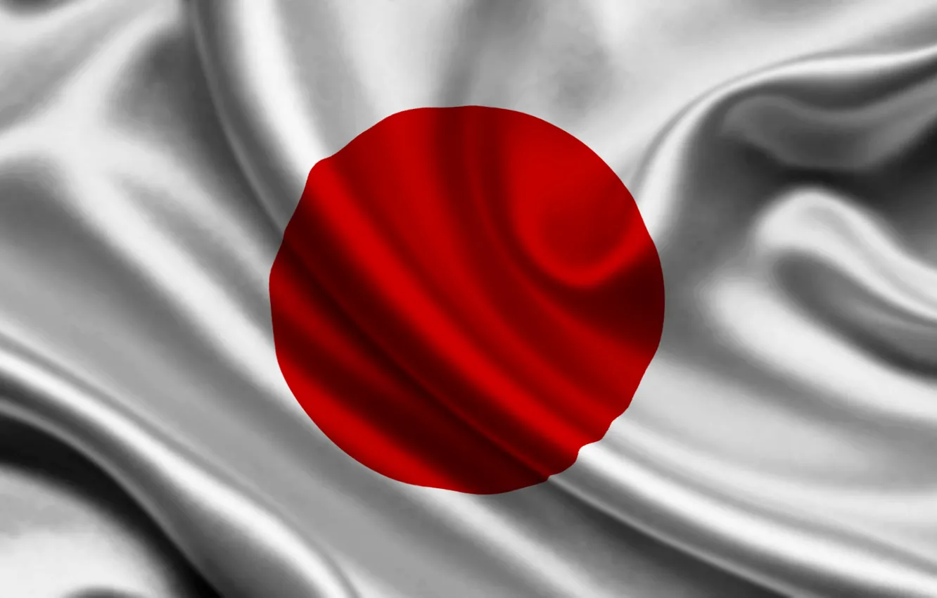 Фото обои Япония, флаг, japan