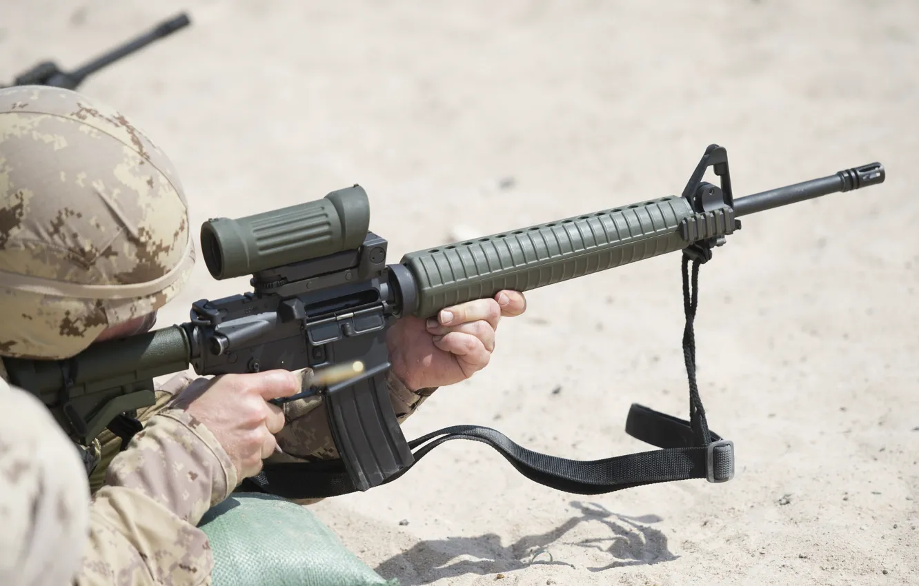 Фото обои оружие, солдат, тренировка, Canadian Army