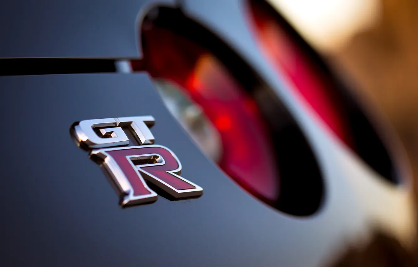 Фото обои logo, Nissan, GT-R, R35, badge, Nissan GT-R Track Edition