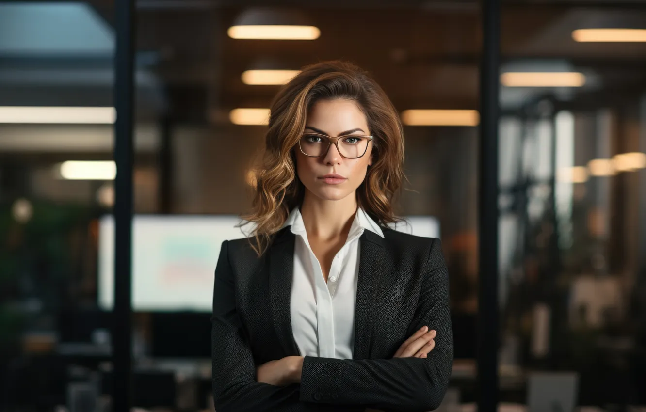 Фото обои woman, professional, training, responsibility, serious look, empowerment