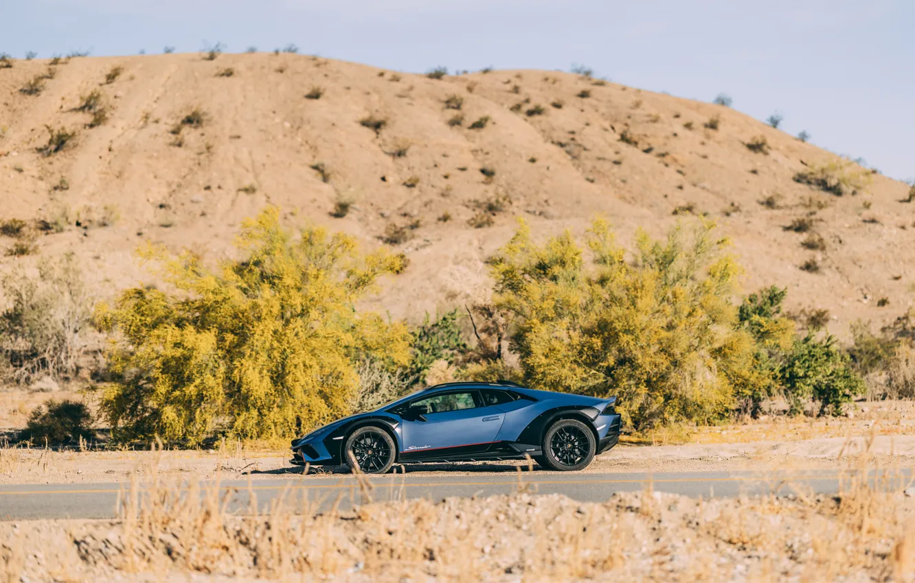 Фото обои Lamborghini, Huracan, side view, Lamborghini Huracan Sterrato