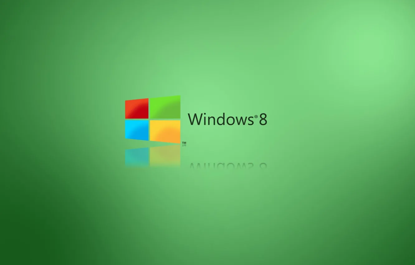 Фото обои компьютер, отражение, обои, эмблема, windows, операционная система