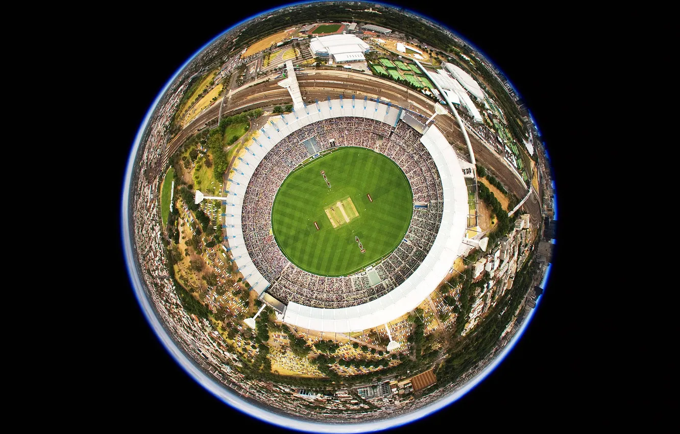 Фото обои Австралия, стадион, крикет, Мельбурн