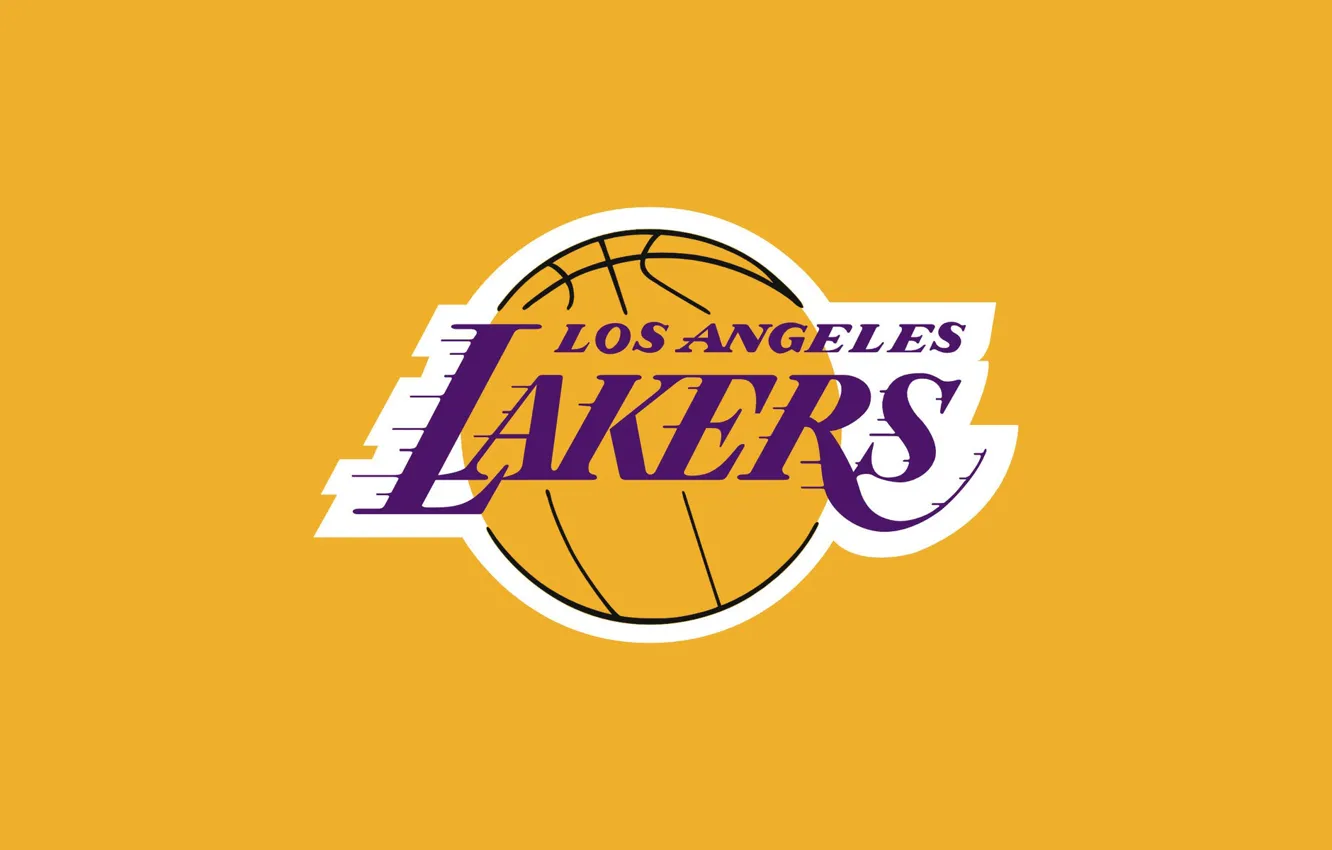 Фото обои wallpaper, sport, logo, basketball, NBA, Los Angeles Lakers