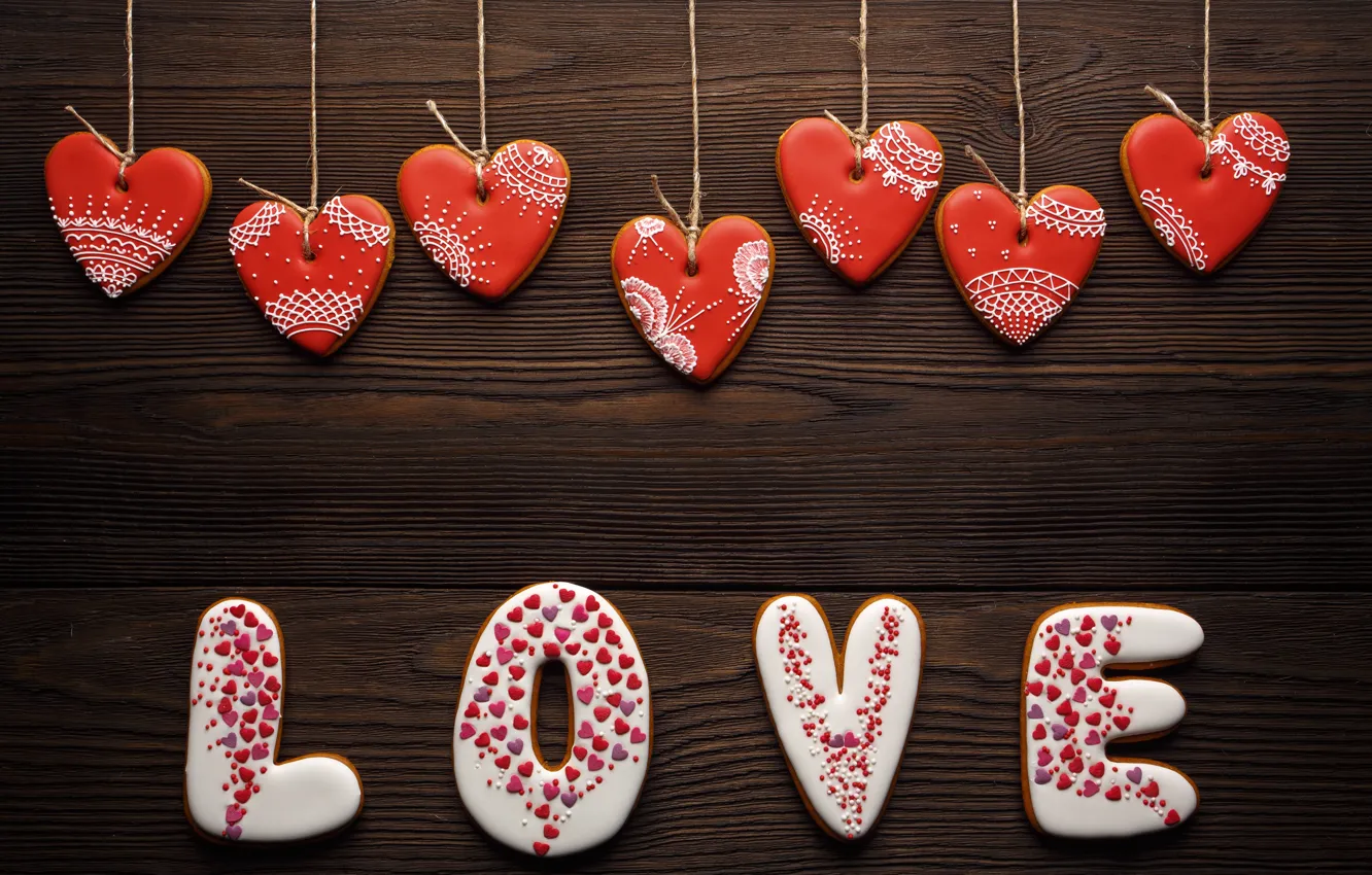 Фото обои любовь, романтика, сердечки, red, love, romantic, hearts, Valentine's Day