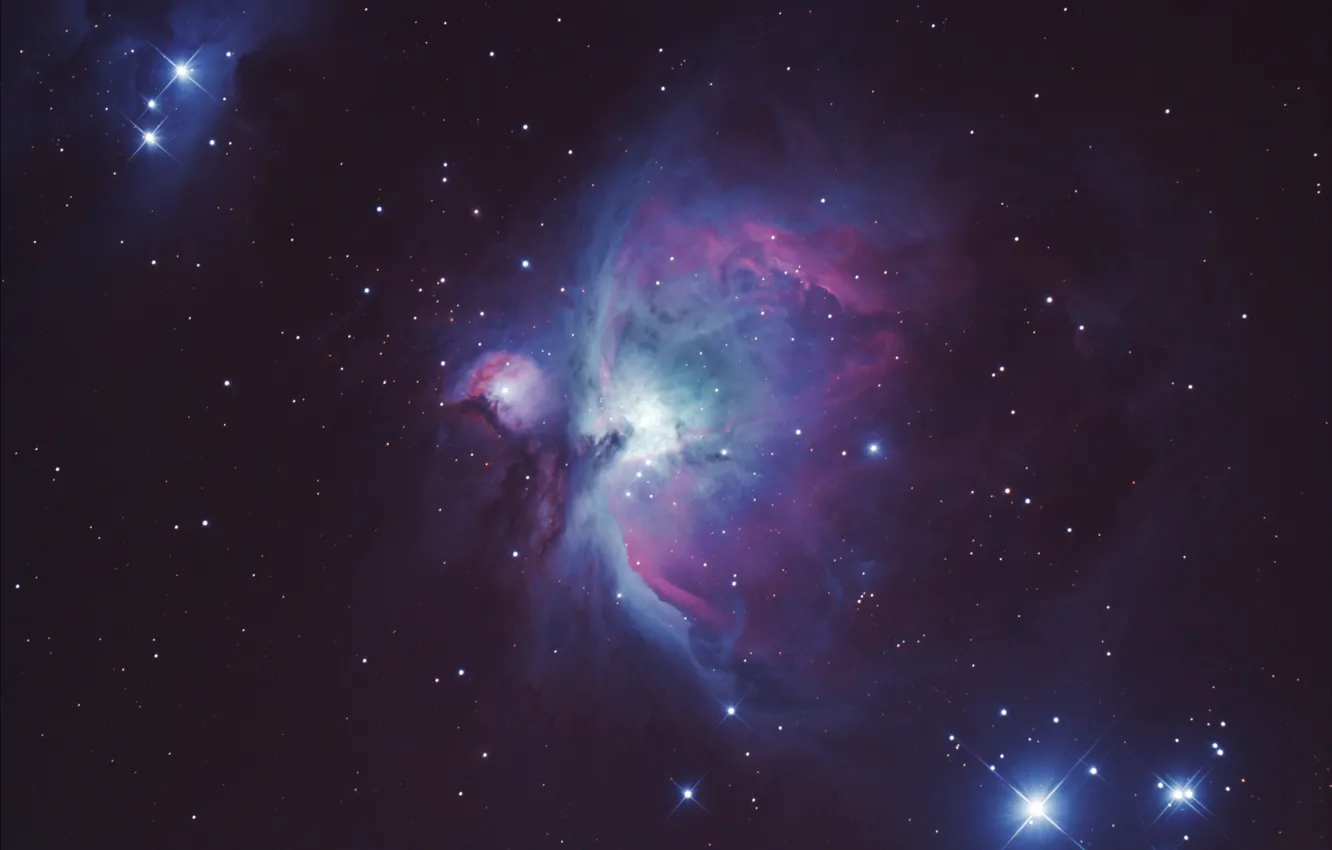 Фото обои звезды, M42, Orion-Nebula