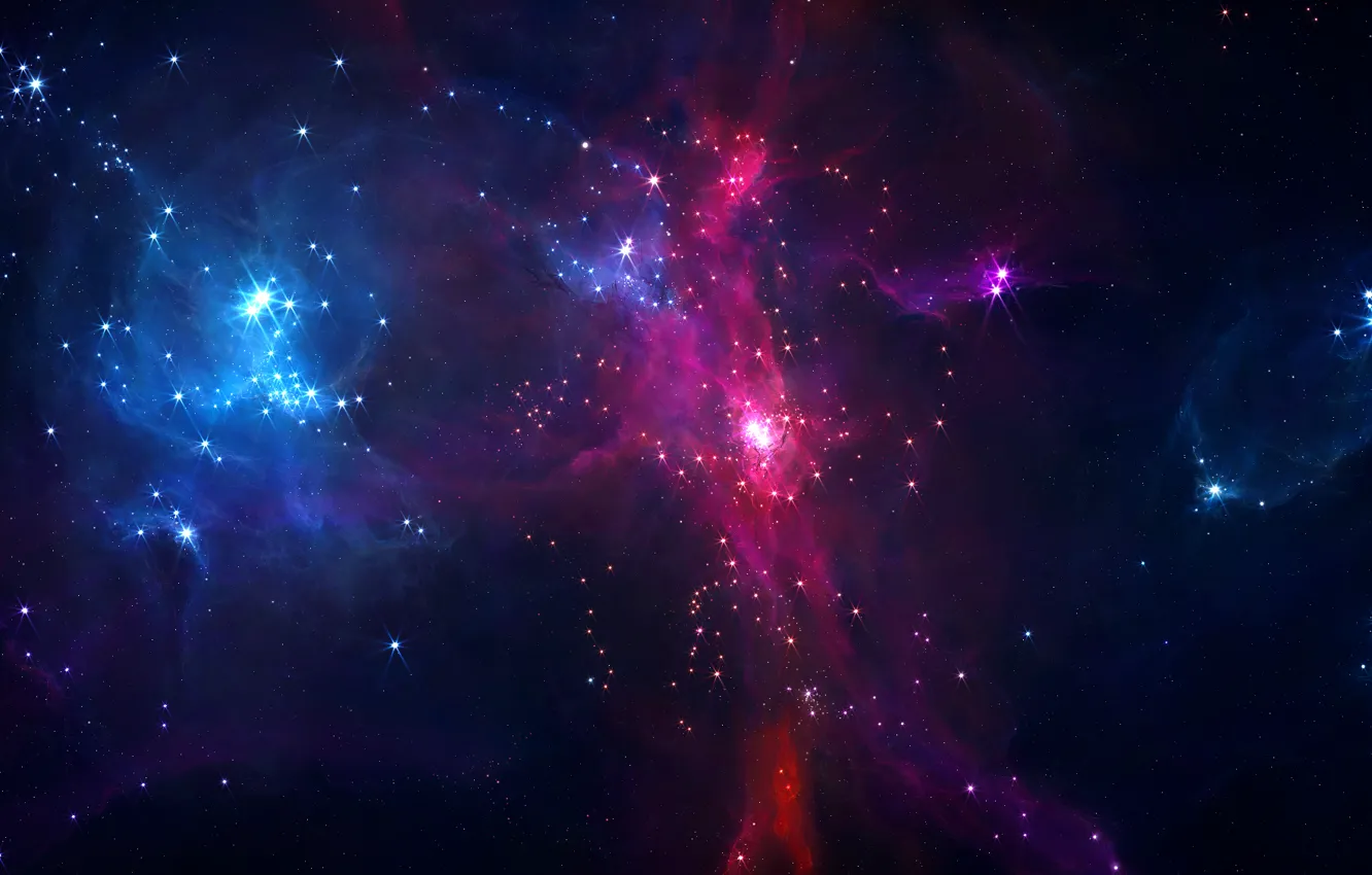 Фото обои туманность, пространство, созвездие, nebula