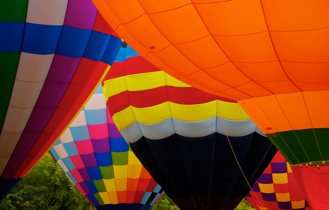 Фото обои воздушный шар, цвет, текстура, ткань