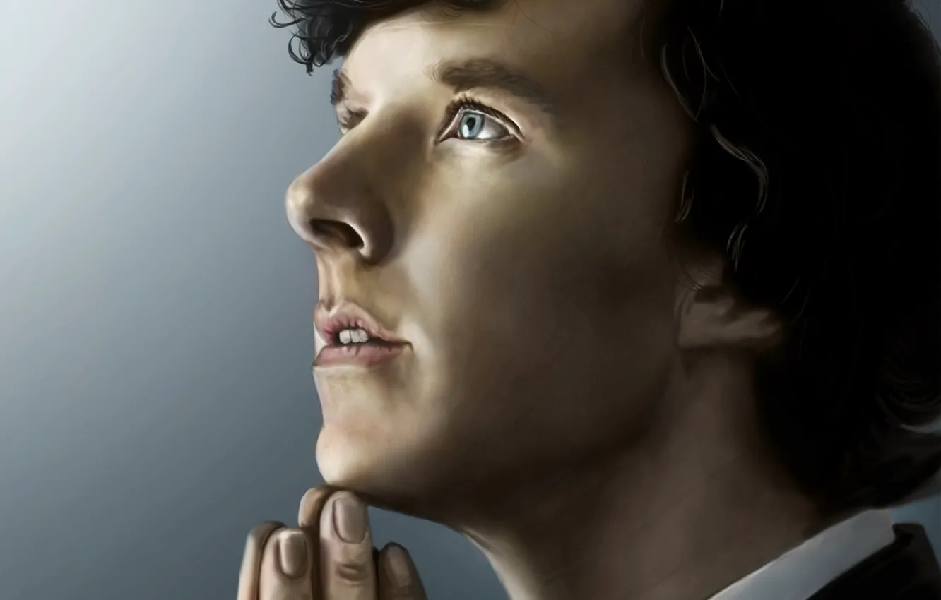 Фото обои арт, живопись, детектив, Шерлок Холмс, Sherlock, Шерлок, Sherlock BBC, Sherlock Holmes
