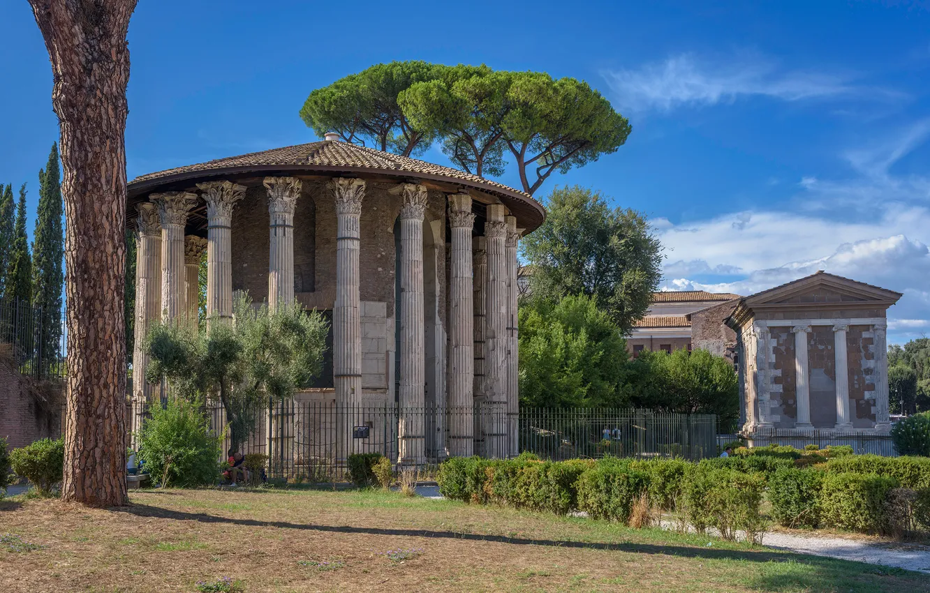 Фото обои Дома, Рим, Италия, Forum Boarium