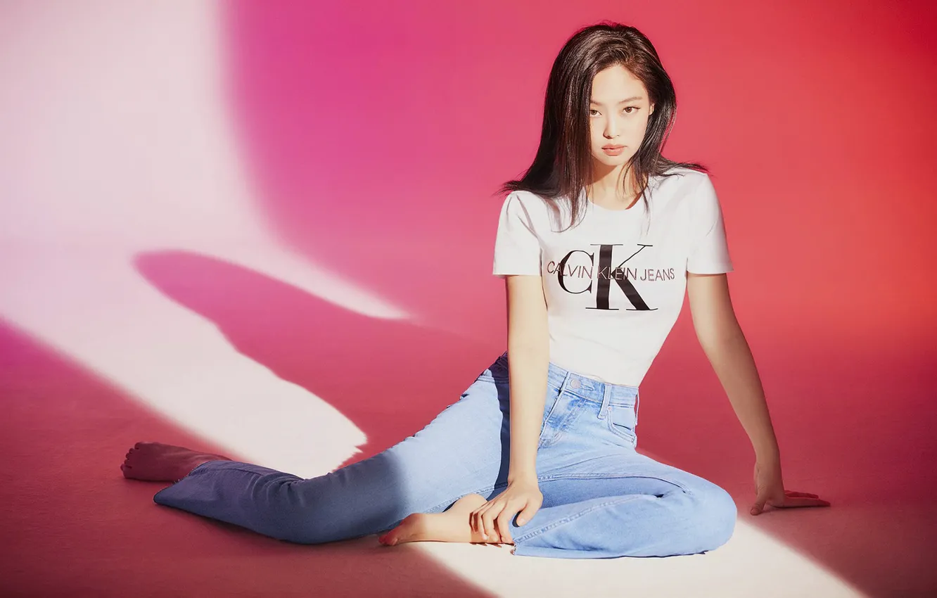 Фото обои 1920x1080, обои для рабочего стола, kpop, 16:9, blackpink, calvin klein, блэкпинк, корейская певица