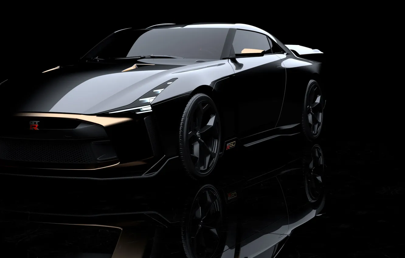 Фото обои Concept, Nissan, 2018, ItalDesign, GT-R50