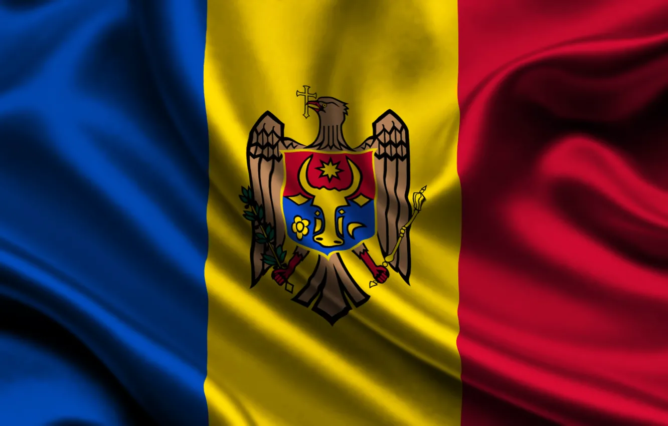 Фото обои флаг, страна, moldova, Молдова