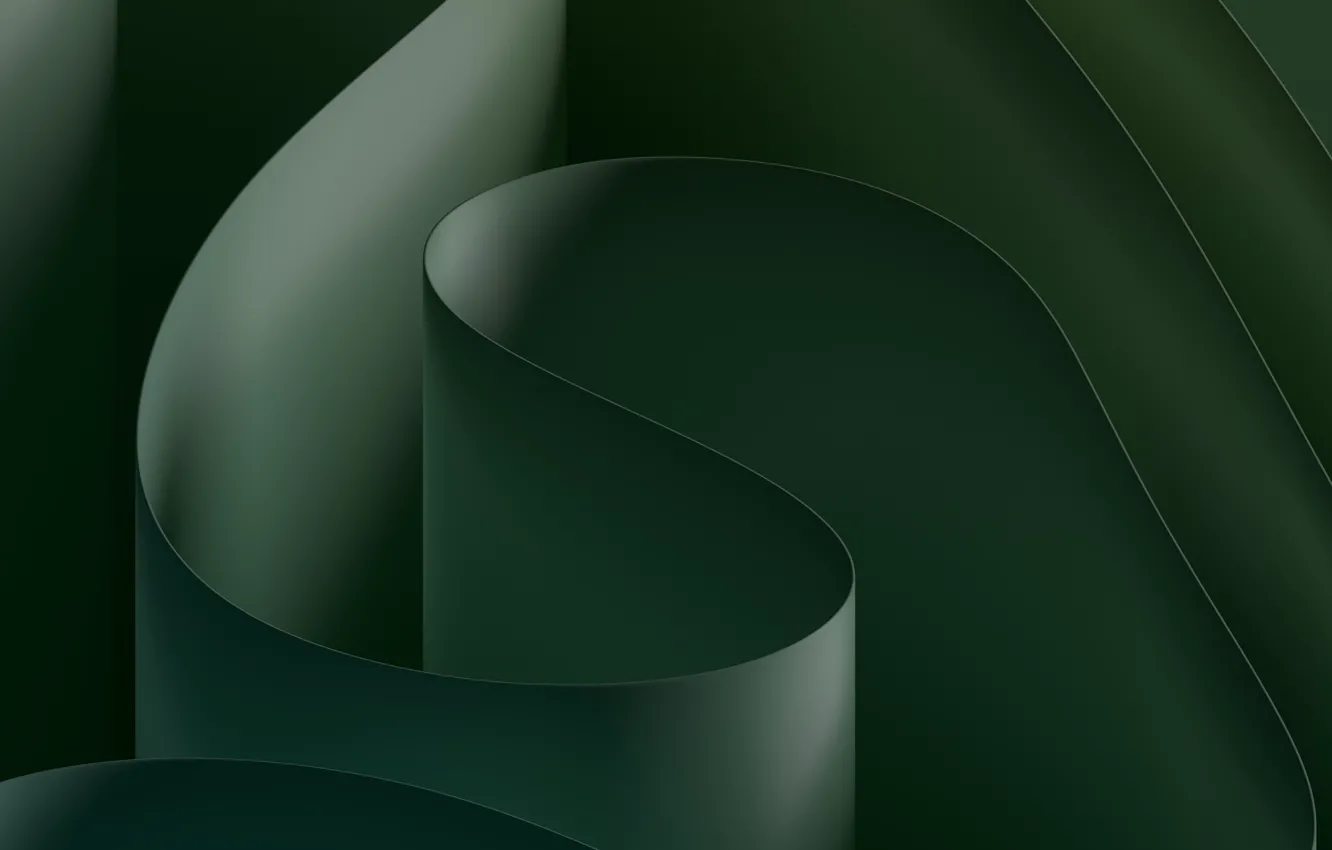 Фото обои Abstract, Green, Design