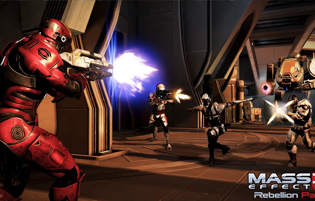 Фото обои ракета, штурмовик, страж, атлас, фантом, Mass Effect 3, дополнение &ampquot;восстание&ampquot;, Rebellion Pack