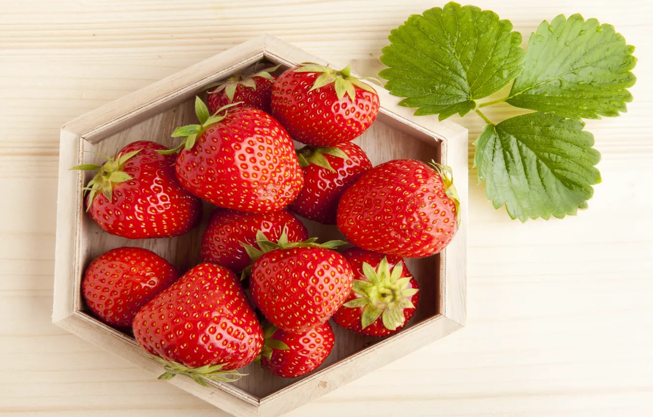 Фото обои ягоды, клубника, red, красная, fresh, спелая, sweet, strawberry
