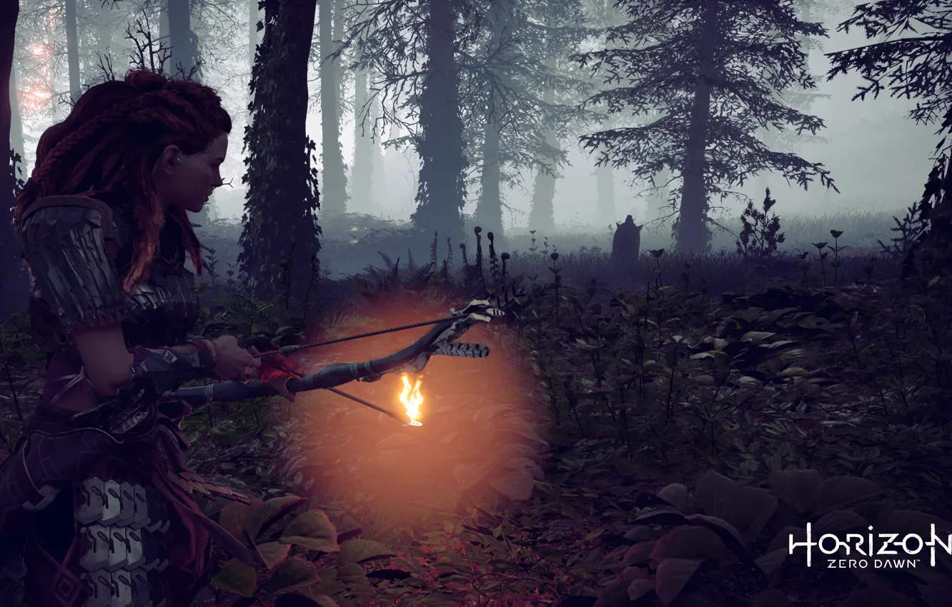 Фото обои Playstation 4, Guerrilla Games, Horizon Zero Dawn, aloy