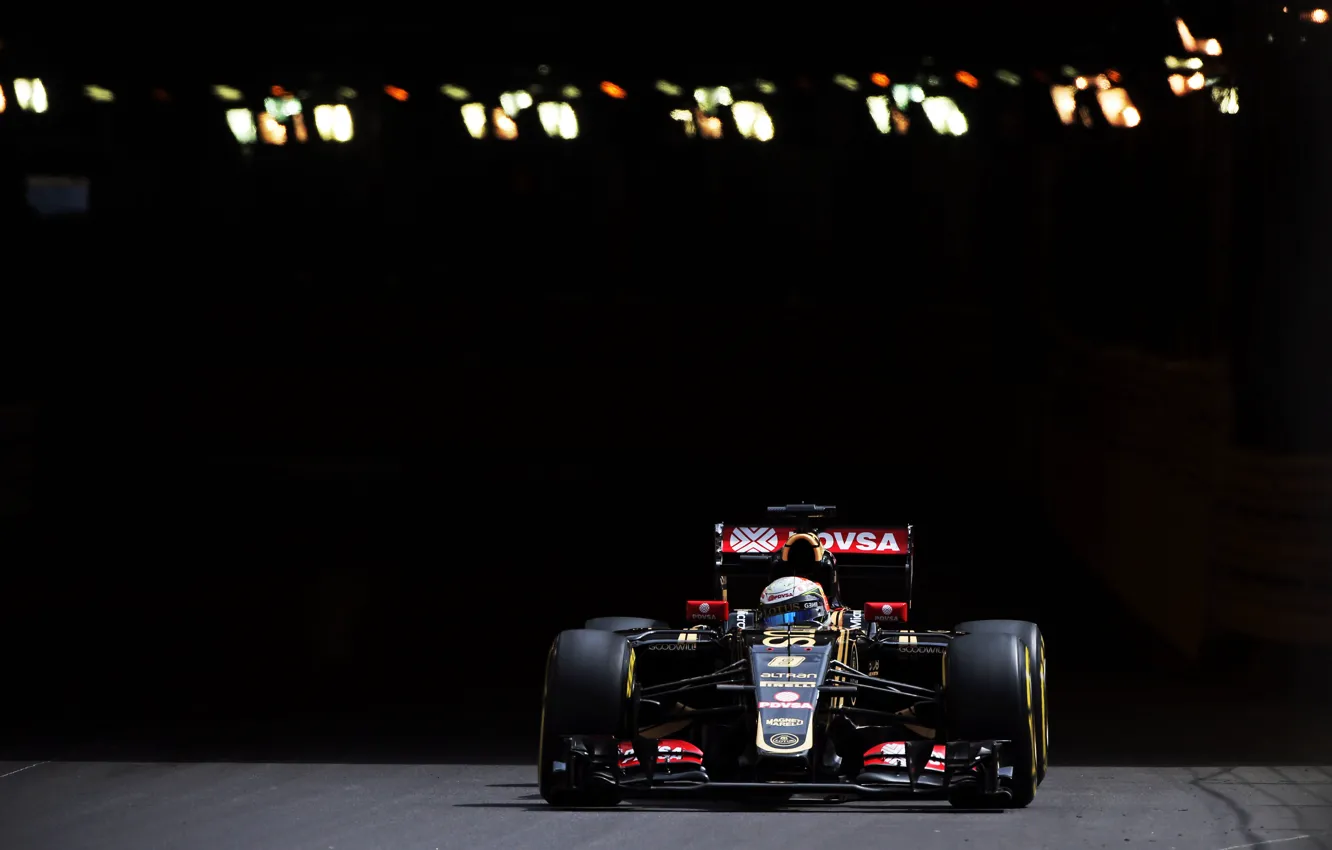 Фото обои Lotus, Formula 1, Monte Carlo, Romain Grosjean, E23