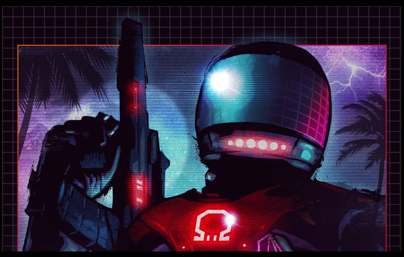 Фото обои шлем, art, Ubisoft Montreal, Far Cry 3: Blood Dragon