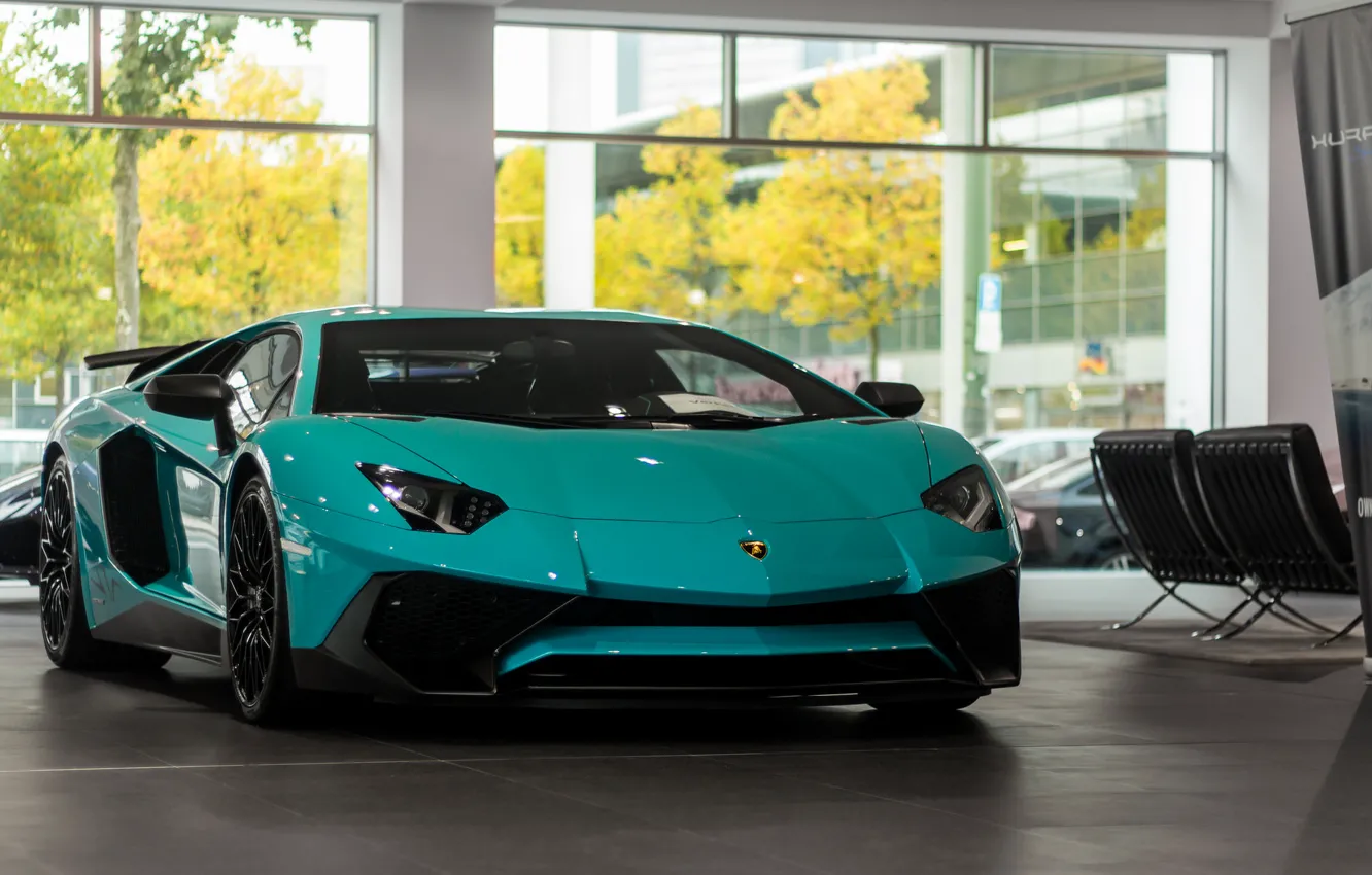 Фото обои Lamborghini, Aventador, Salon, LP750-4