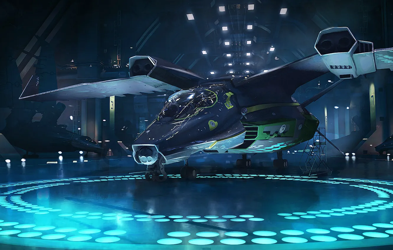 Фото обои Concept, art, научная фантастика, Gilles Beloeil
