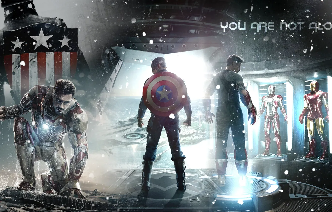 Фото обои железный человек, марвел, Captain America, капитан америка, мстители, Iron-Man