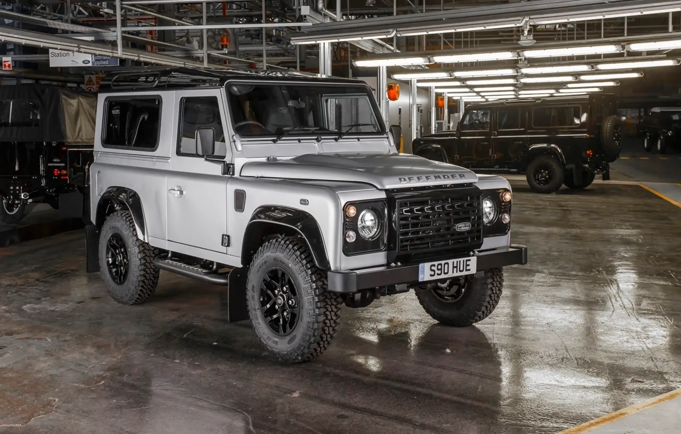Фото обои Land Rover, Land, Rover, Defender, Vehicle, 2015, Off road, 2015 Land Rover Defender