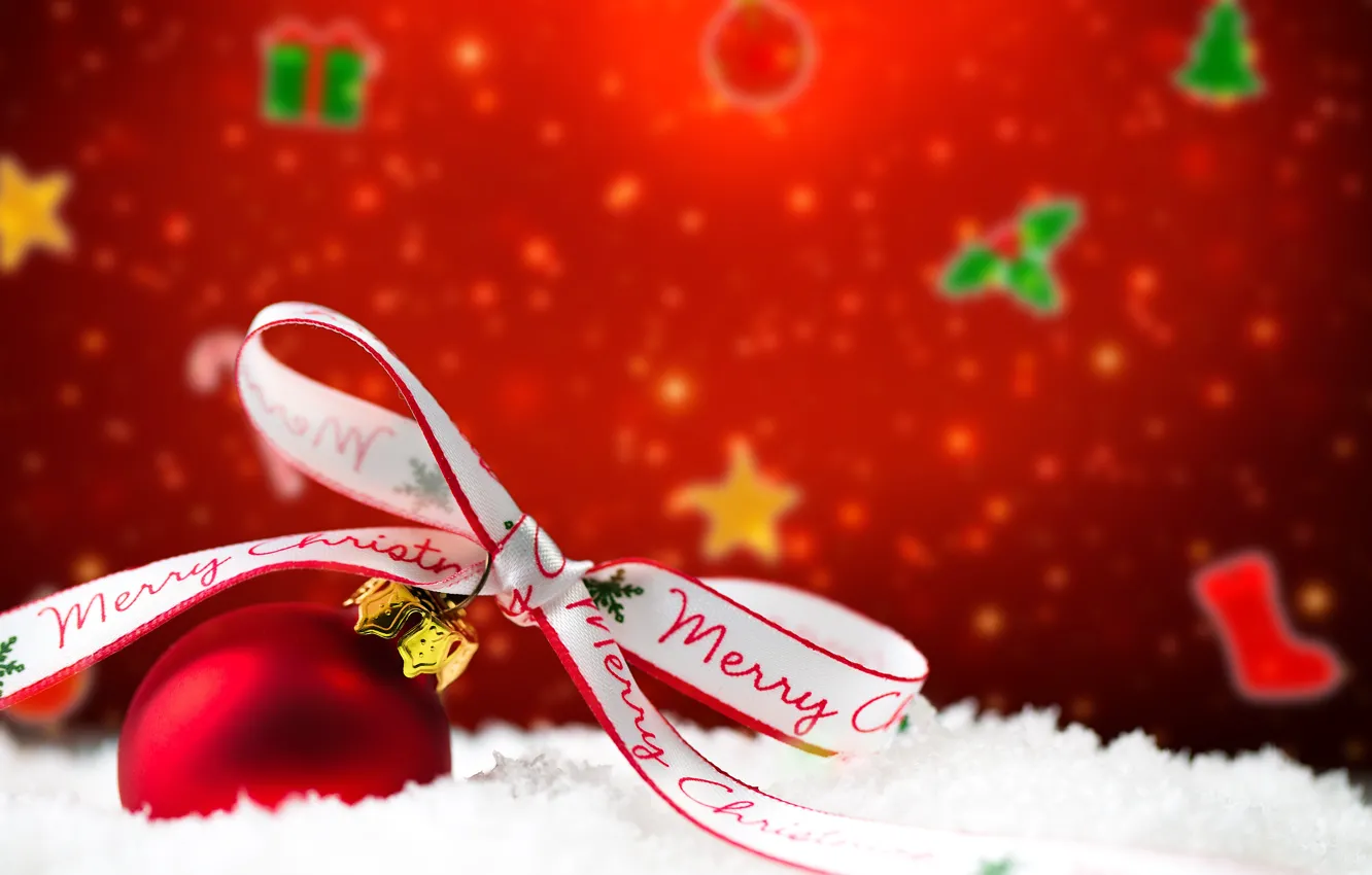 Фото обои шарики, украшения, праздник, Новый Год, Рождество, Christmas, New Year