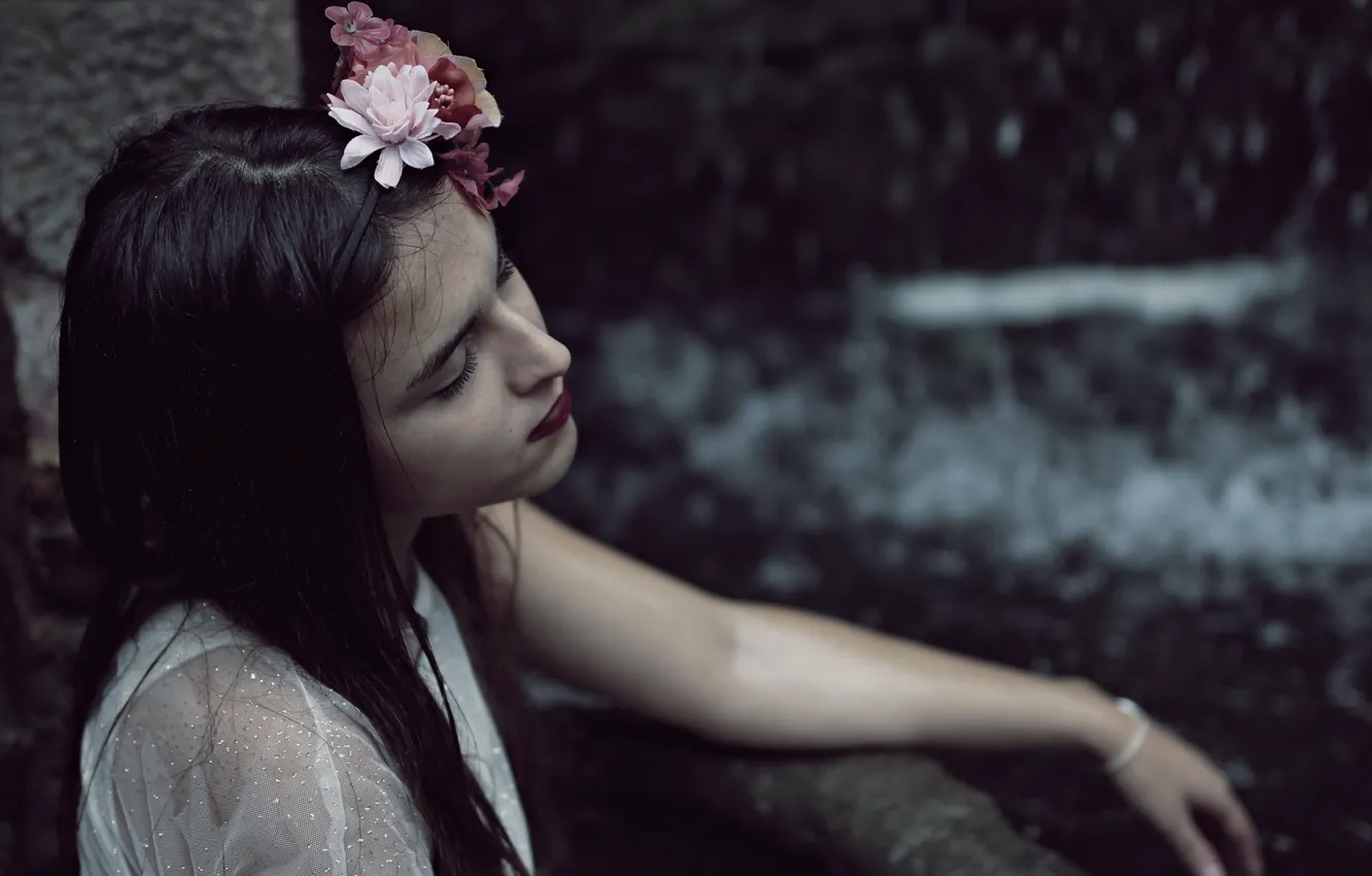 Фото обои девушка, портрет, ANA