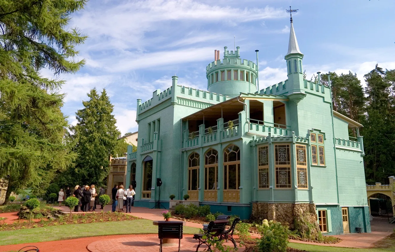 Фото обои city, building, church