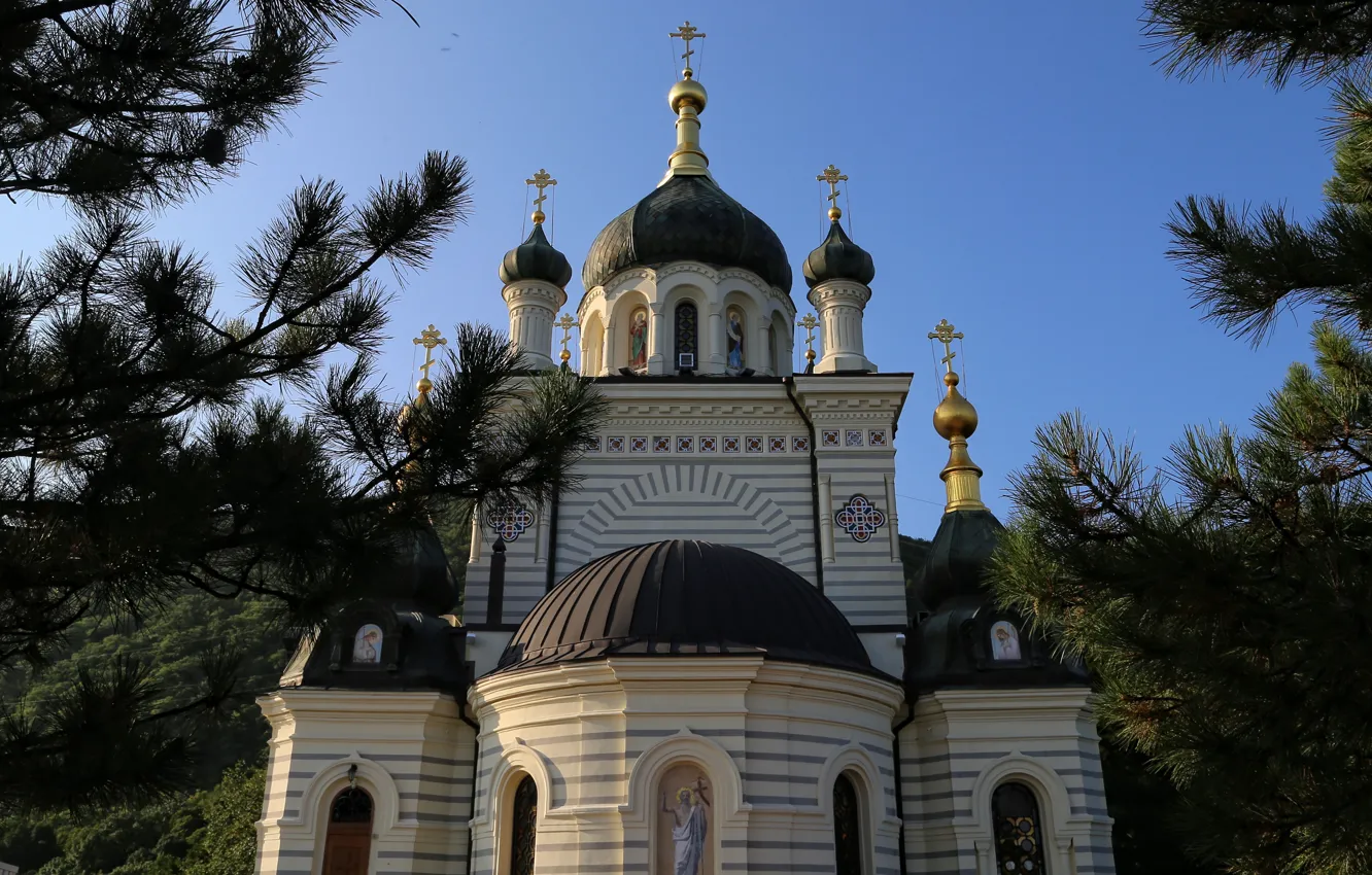 Фото обои nature, beauty, spirit, Russian, church, Crimea, religion, orthodox