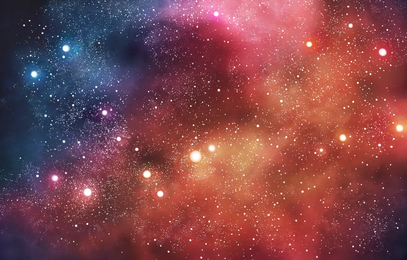 Фото обои космос, звезды, туманность, nebula, stars