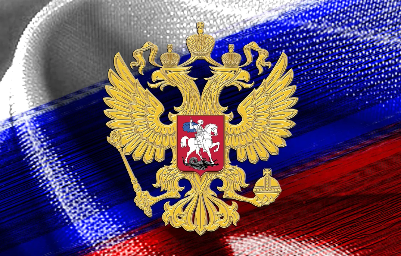 Фото обои фон, флаг, Россия, Текстура