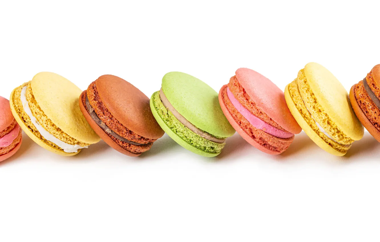 Фото обои печенье, выпечка, Macaron, макарун
