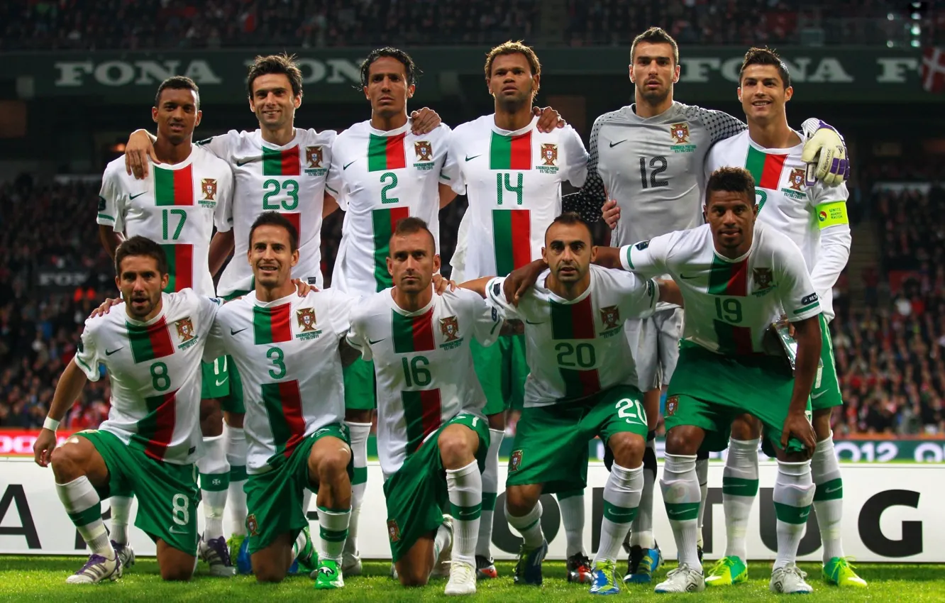 Фото обои сборная, по футболу, Португалии