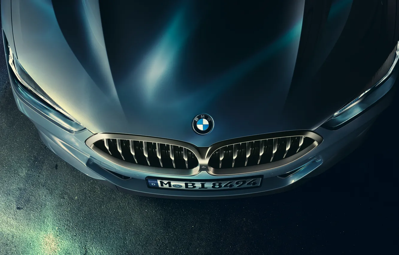 Фото обои BMW, Coupe, 2018, передняя часть, 8-Series, M850i, XDrive